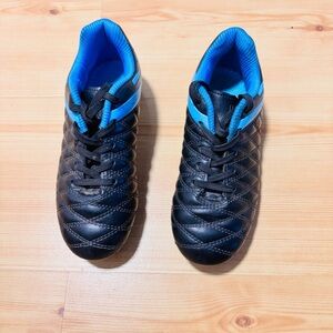 brooman Kids Athletic Soccer Cleats Boys Girls Outdoor Firm Ground Sz 1